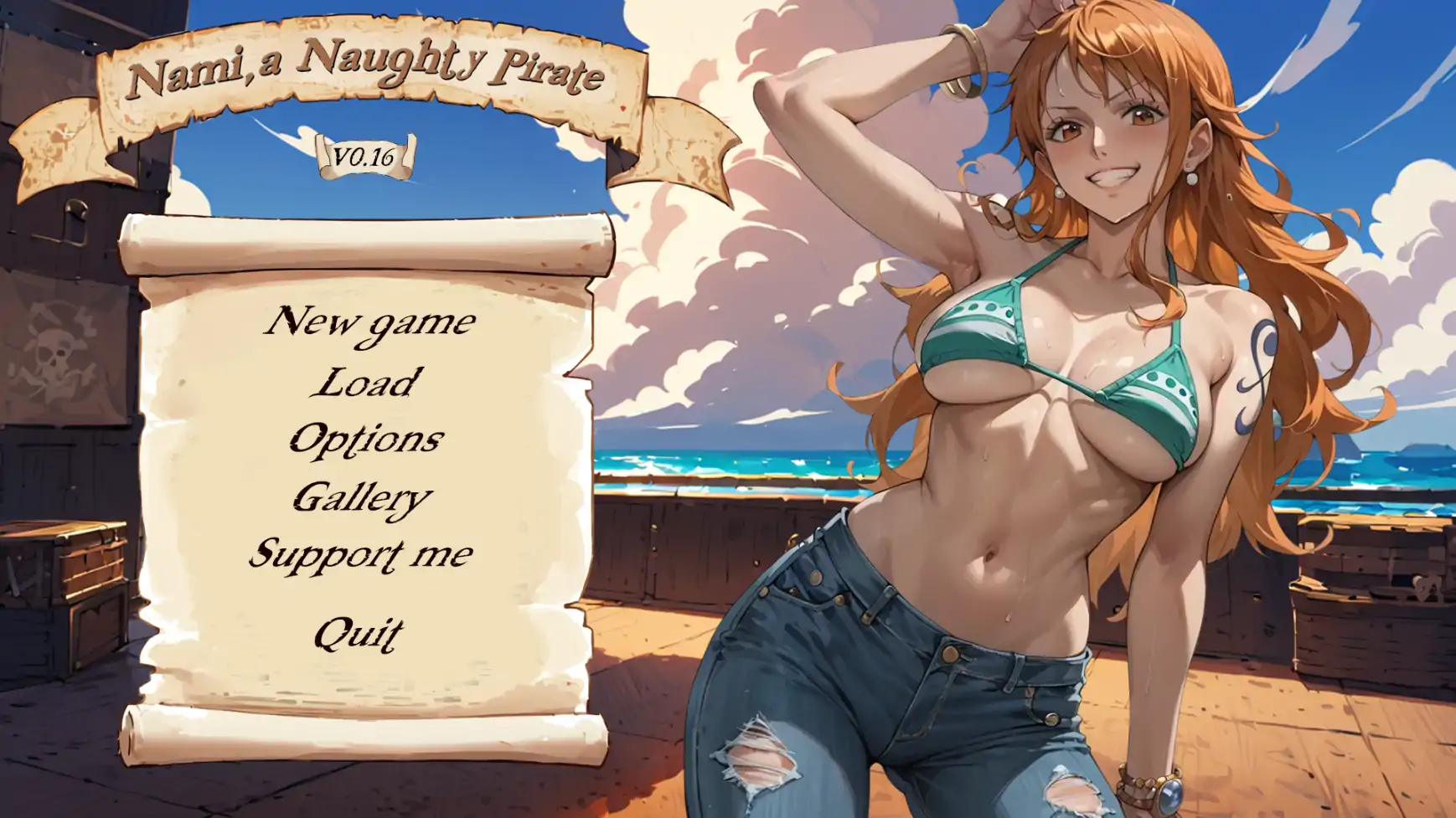 顽皮海盗娜美v0.16 AI汉化版[新作/1.6G][PC+安卓]-ACG畅游网