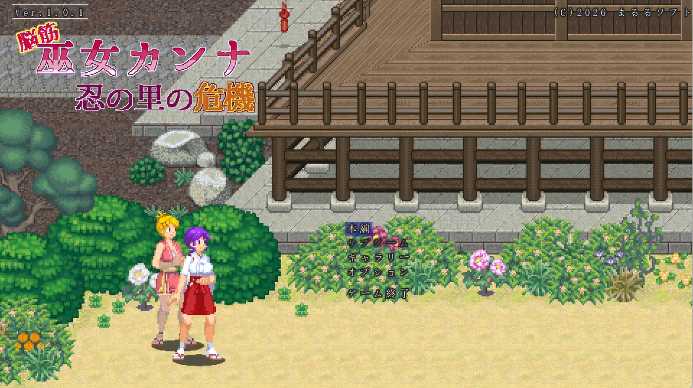 b7176 肌肉脑巫女神奈 忍者之里的危机 v1.01 DL官中[PC/120M/新作]-ACG畅游网