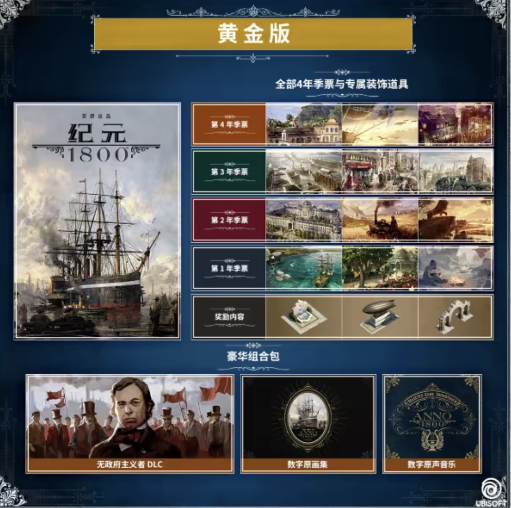 图片[6]-纪元1800 最终纪念版 V18.4.1412158-CarckFix-时代之末+全DLC+预购奖励+全季票+电子书+原声音乐+修改器|解压即撸-ACG畅游网