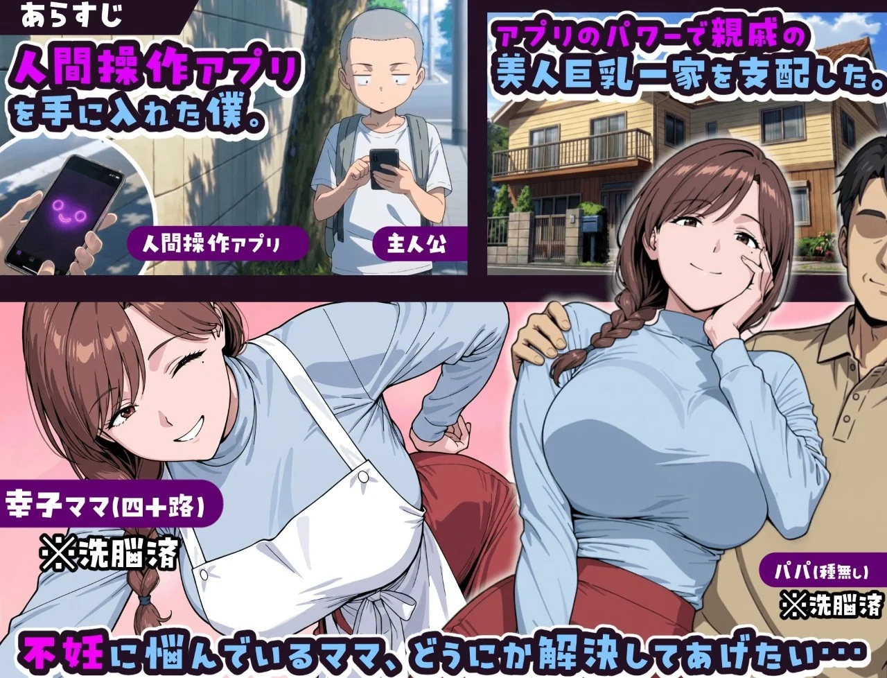 图片[3]-x16338用人类操作App与巨乳妈妈造孩子的故事 AI汉化【PC＋安卓/950M/新作】-ACG畅游网