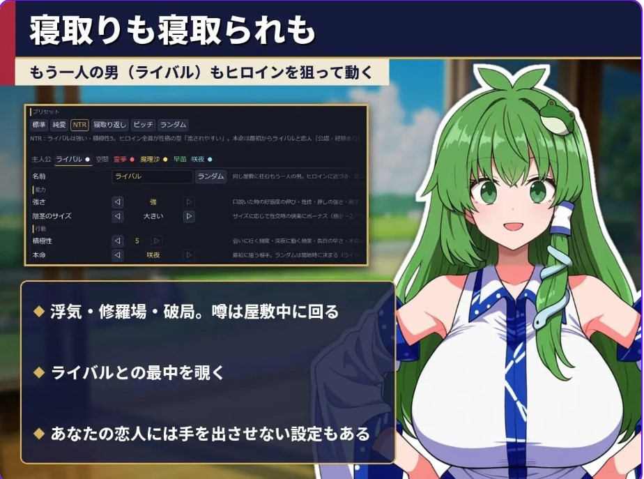 图片[4]-p3115不贞幻想乡合租生活 ～出轨、被寝取与催眠～ v1.0 官方中文【PC/150M/新作】-ACG畅游网